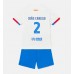 Barcelona Joao Cancelo #2 Barnkläder Borta matchtröja till baby 2023-24 Kortärmad (+ Korta byxor) Billigt